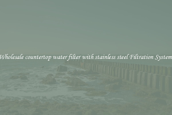 Wholesale countertop water filter with stainless steel Filtration Systems