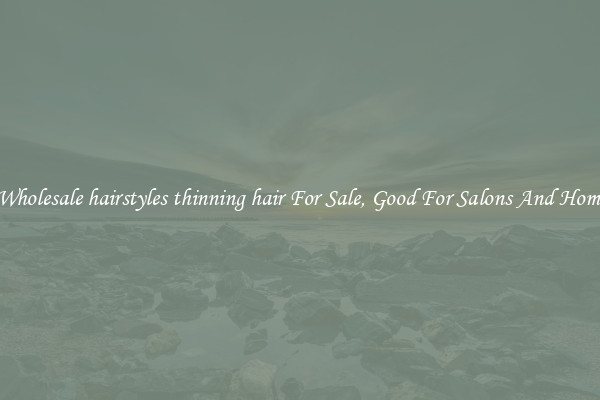 Buy Wholesale hairstyles thinning hair For Sale, Good For Salons And Home Use