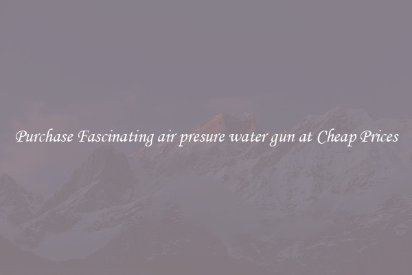 Purchase Fascinating air presure water gun at Cheap Prices