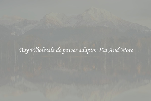 Buy Wholesale dc power adaptor 10a And More