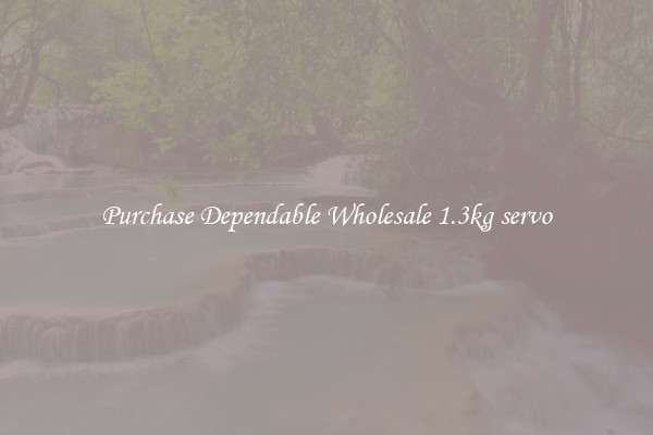 Purchase Dependable Wholesale 1.3kg servo