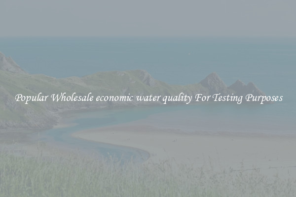 Popular Wholesale economic water quality For Testing Purposes