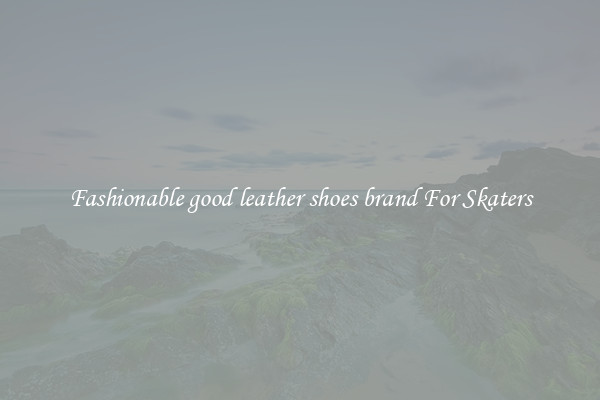 Fashionable good leather shoes brand For Skaters