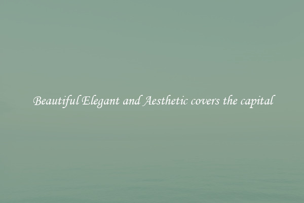 Beautiful Elegant and Aesthetic covers the capital